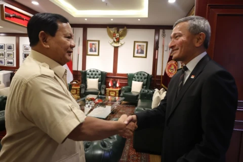 Prabowo dan Vivian Balakrishnan