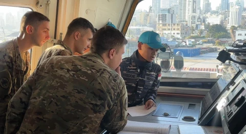 Latihan praktek program &ldquo;Stage at Sea&rdquo; bagi Lebanese Armed Force-Navy (LAF-N) Cadet 