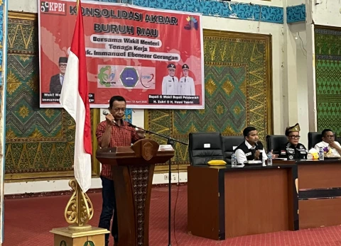 Kunjungan Wamenaker ke Pelalawan, KPBI Sampaikan Pandangan Perburuhan Riau: Pedas, Lugas, dan Penuh Tuntutan