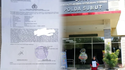 Pelapor dan bukti laporan