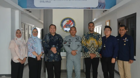 Kepala Zona Bakamla Barat dan Konsulat AS
