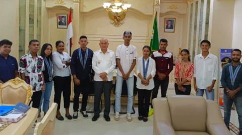 Bupati Kepulauan Aru dan GMKI Dobo