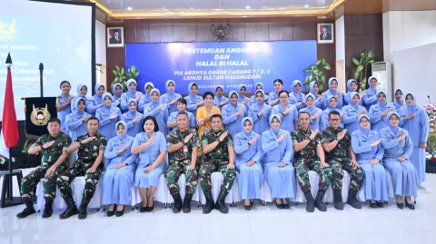 Halal Bihalal Dengan Pengurus PIA Ardhya Garini Cabang 7/D.II Lanud Sultan Hasanuddin