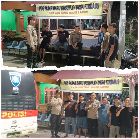 Polres Sergai Gandeng Warga Perkuat Satkamling di Sei Rampah