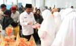 Walikota Binjai Beserta Wakil Hadiri Halal Bihalal dan Tepung Tawar Jamaah Calon Haji