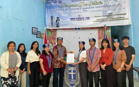 BPC GMKI Pematangsiantar-Simalungun Lantik Panitia MAPER 2025