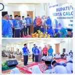 Bupati Bersama Wakil Bupati Menghadiri Halal Bi Halal dan Upah-Upah Calon Jamaah Haji