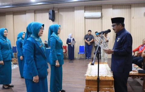 Pelantikan PKK Kota Binjai 