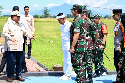 Panen Raya Serentak yang dipimpin langsung oleh Presiden Republik Indonesia Prabowo Subianto