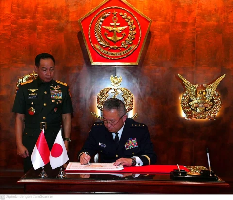 Tingkatkan kerjasama Militer, Panglima TNI Terima CC Panglima Angkatan Bersenjata Jepang