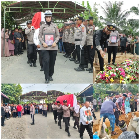 Upacara militer pemakaman Bhayangkara