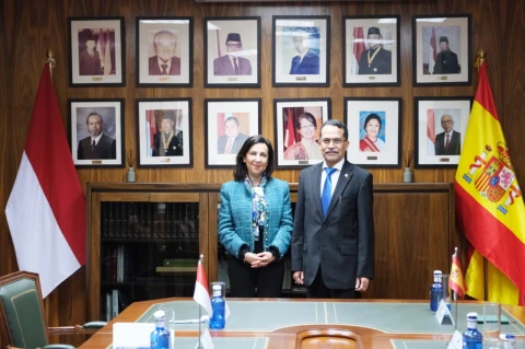 Indonesia-Spanyol Perkuat Kerja Sama Pertahanan, Tegaskan Komitmen Perdamaian Dunia