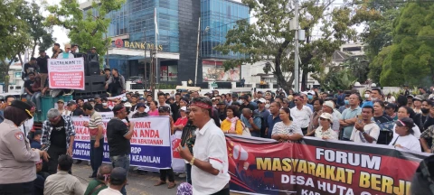 Mata Pencaharian Hilang, Forum Masyarakat Berjuang Desak Gubernur Ambil Langkah Strategis Terkait PT TPL