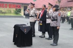 Kapolres Binjai Serah Terimakan Jabatan Kasat Binmas & Kapolsek Binjai Utara