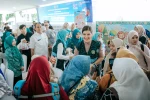 PKK Sumut Hadir Nyata, Bakti Sosial Kesehatan Warnai HKG ke-54 dan HUT ke-78 Sumatera Utara