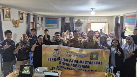 STMIK Kaputama Dorong Transformasi Digital Desa "50 Pemuda Sei Penjara Ikuti Pelatihan AI dan Desain"