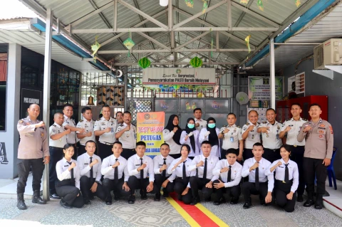 Semarakkan HBP ke-62 Lapas Rantauprapat Gelar Kegiatan Tes Urine Massal Bagi Seluruh Jajaran Internal