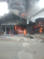 Diduga Akibat Arus Pendek Listrik, 2 Unit Rumah Di Binjai Dilalap Sijago Merah
