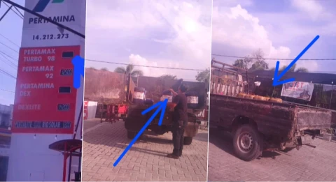 Terbongkar! Solar Subsidi Disedot Bebas Pakai Jerigen di Asahan