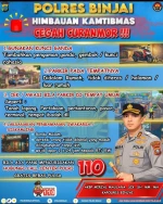 Cegah Terjadinya Curanmor, Polres Binjai Berikan Himbauan Kamtibmas Kepada Masyarakat