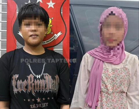 Nyamar Jadi Pria di TikTok, Wanita Asal Nganjuk Larikan Remaja Tapteng Hingga ke Lampung