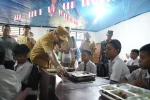 Petani Suplai Langsung ke Dapur, Bupati Tinjau Distribusi MBG di SDN 106144 Sei Mencirim