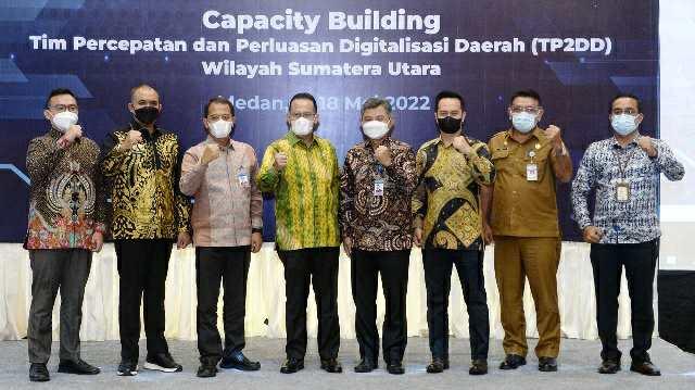 Capacity Building Tim Percepatan dan Perluasan Digitalisasi Daerah (TP2DD) Wilayah Sumut