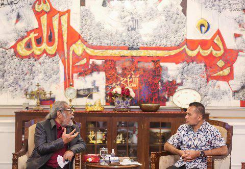 Wagub Sumut menerima audiensi Ketua Komnas PA, Arist Merdeka Sirait