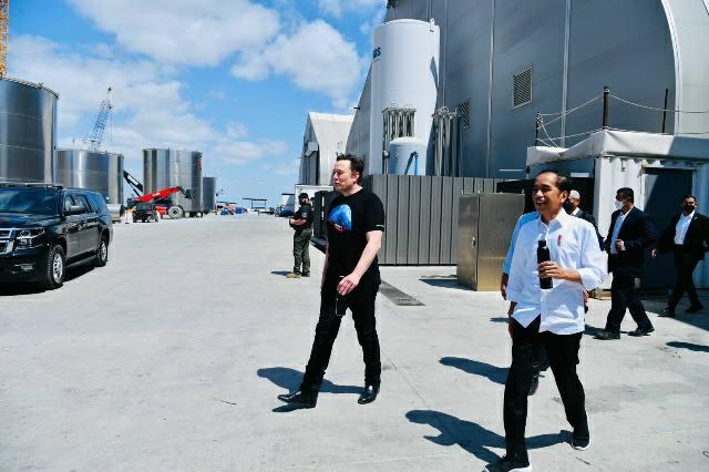 Kunjungan Presiden Jokowi ke SpaceX