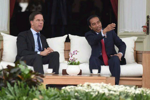 Presiden Jokowi dan Mark Rutte