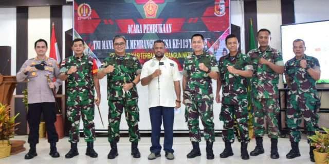 Pembukaan TMMD Ke-113 Tahun 2022 Di Kampung Vier Kabupaten Mappi Papua