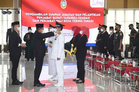 Pelantikan Pj Walikota Tebingtinggi 