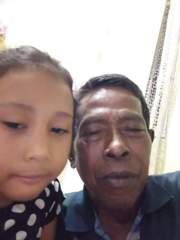 Eka Gama Putri, bocah pengamen bersama ayah kandungnya, Mardi Chan.