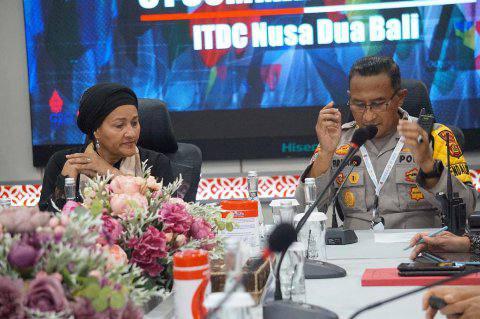 Deputy Secretary General Of The United Nation, Mrs Amina J Mohhamed menyambangi 91 Command Center di Bali