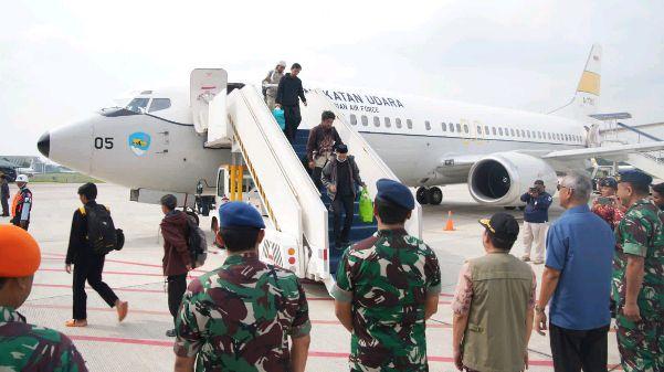 Satgas TNI yang  dipimpin  mission commander Kolonel Pnb Noto Casnoto 