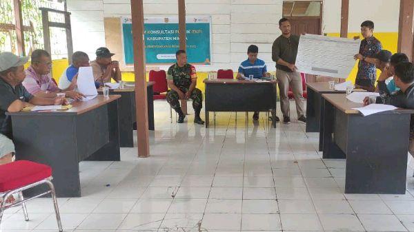 Pertemuan Rapat Forum Konsultasi Publik di Timika 