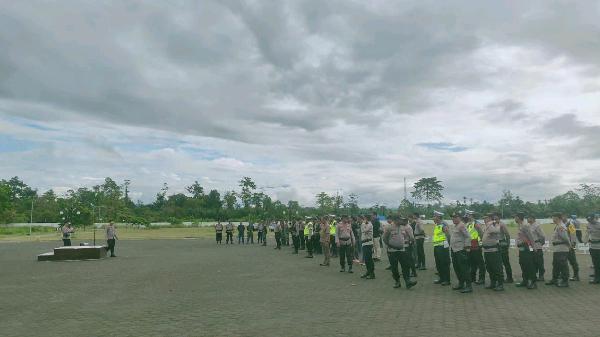 Apel pengamanan Mayday di Mimika, Senin (01/05/2023)
