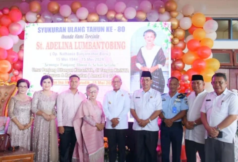 Perayaan Ultah ke-80 Ibunda Dandim 0211/TT