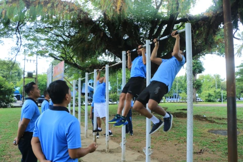 Pelaksanaan Tes Samapta