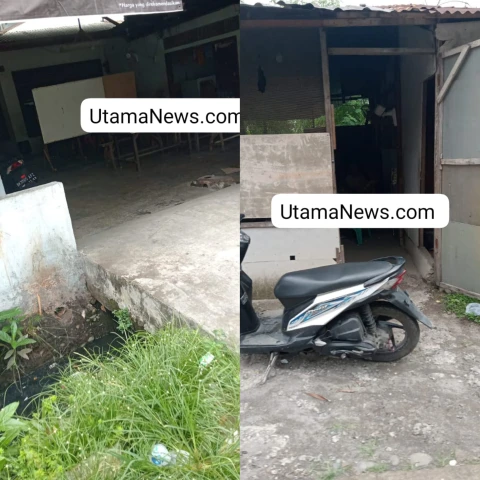 Lokasi yang diduga lokasi perjudian 