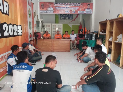 KC FSPMI Pelalawan Gelar Diklat Organisasi dan Advokasi