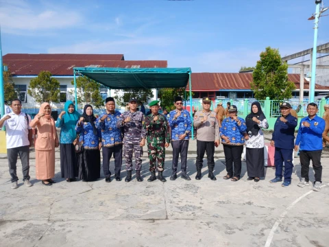 Upacara Hardiknas Kecamatan Kualuh Leidong