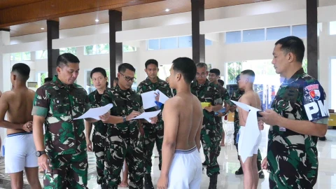 Marsma TNI Arifaini Nur Dwiyanto, M.Han., memimpin Sidang Penentuan Akhir Daerah