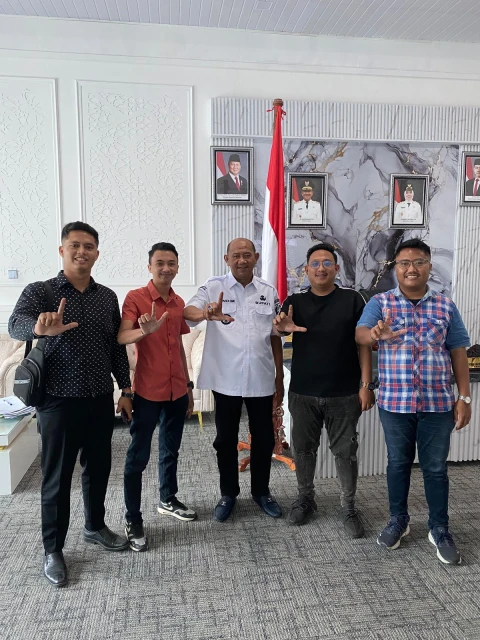 Audensi Aktivis Hukum & Aliansi Mahasiswa Binjai dengan Bupati Langkat