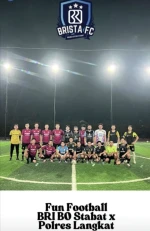 Laga Persahabatan, Tim Futsal BRISTA FC Kalahkan Polres Langkat FC Dengan Skor 8-6