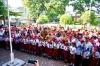 Disambut Bahagia, Wali Kota Wesly Silalahi Pembina Upacara di Sekolahnya SD Negeri 122353