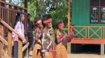 Antusiasme Tinggi Warnai Upacara Hardiknas di SD Naena Kekwa Bersama Satgas TMMD