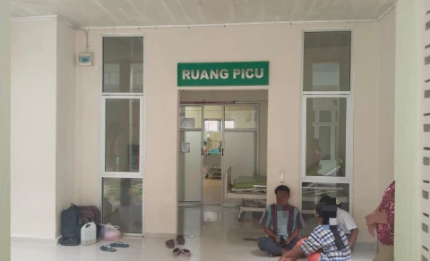 Ruang PICU RSUD Pandan, tempat Bayi terjatuh.