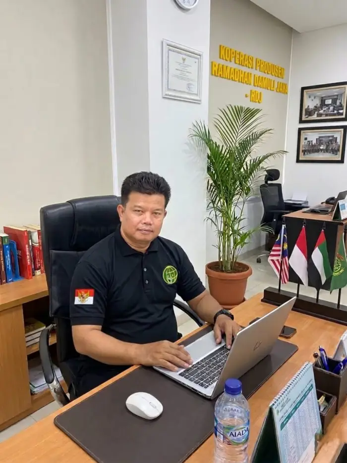 Darwin Marpaung ketua Koperasi Produsen Ramadhan Damuli Jaya - RDJ