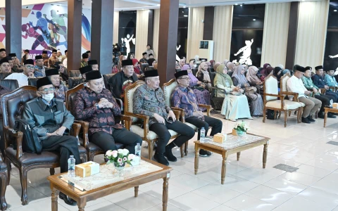 Sulaiman Harahap membuka Orientasi dan Pelatihan Calon Dewan Hakim, Panitera dan Operator IT dalam rangka persiapan pelaksanaan MTQ ke 40 Tingkat Provinsi Sumut Tahun 2026 di Aula Kantor Dinas Pemuda dan Olahraga (Dispora) Sumut Jalan William Iskandar Deliserdang, Sabtu (9/5/2026).
